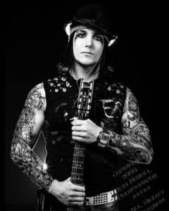 Photoshoot for Schecter Guitars by Ash Newell 2006
