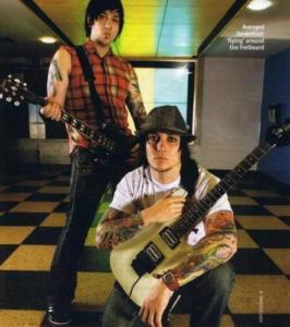 Zacky & Brian per Total Guitar Magazine 26-05-2005 Joby Sessions
